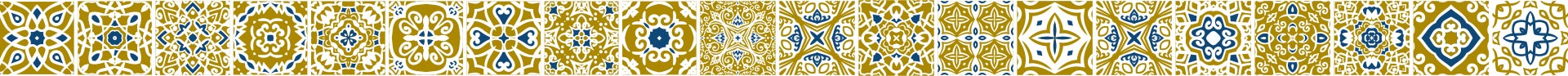 Gráfico con decoración con azulejos amarillos para Polvorón de almendra de la imagen corporativa de Dulces El Toro