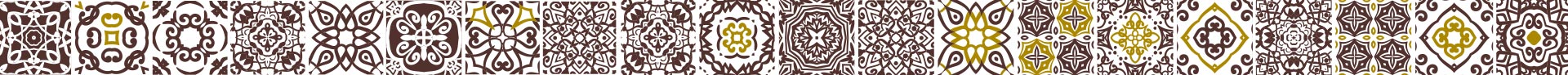Gráfico decoración con azulejos marrones para Toritos de chocolate de Dulces El Toro
